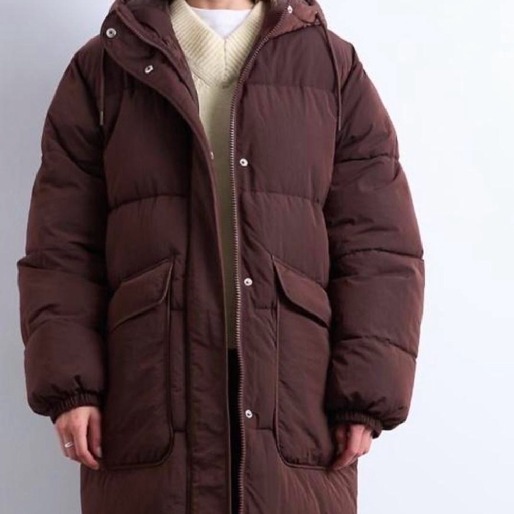 ASOS Chocolate Brown Puffer Jacket